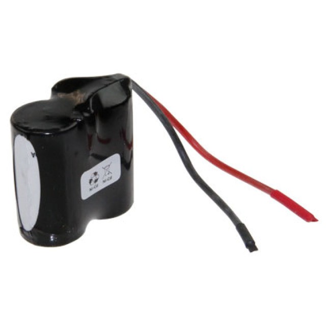 Notbeleuchtungs-Akku F1x2 Saft VNT CS mit Kabel 10cm mit offener Litze 2,4V, 1600mAh