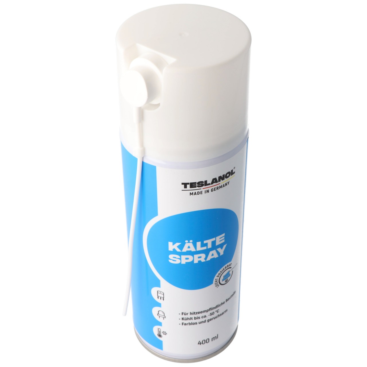 Teslanol Kältespray 400ml, zur Ortung von thermischen Fehlern in Elektrik und Elektronik