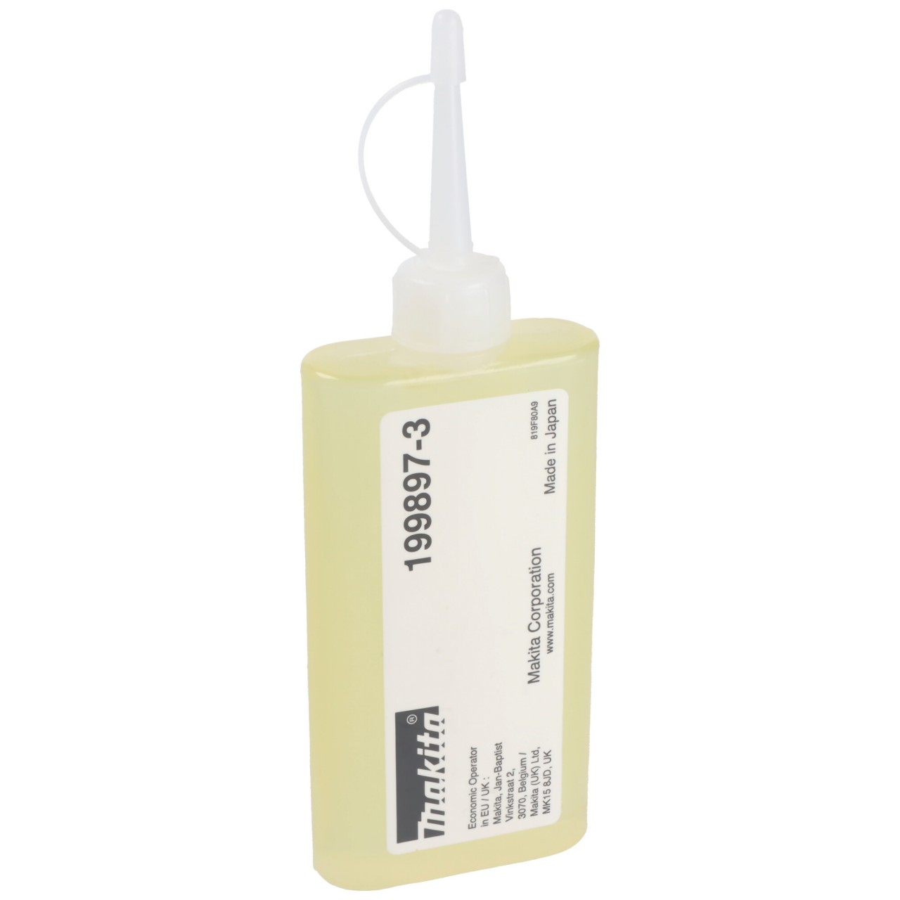 Makita Sägekettenöl 100ml, Plastikflasche mit Deckel, 199897-3