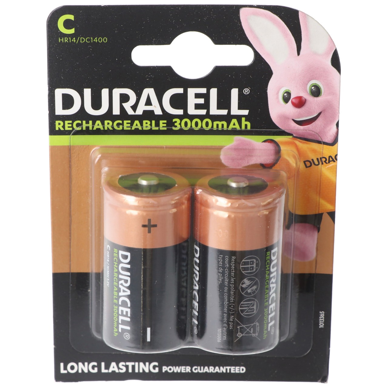 Duracell Recharge Ultra NiMH Akku HR14, Baby, Größe C, 3000mAh, 2er Blister