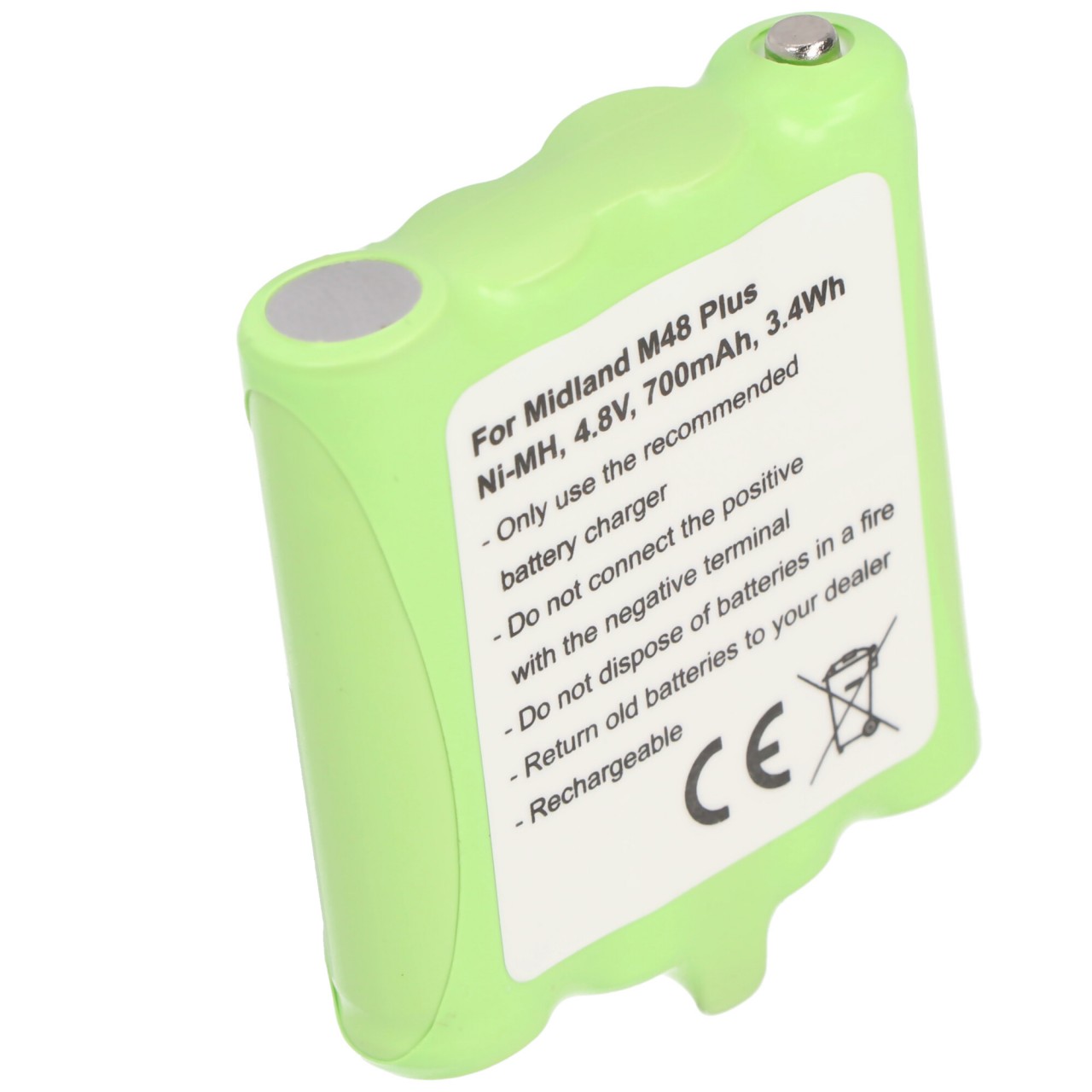 Akku passend für Midland G6, G8, M24, M48, M48 Plus, M99, M99 Plus, BATT6R, PB-G8