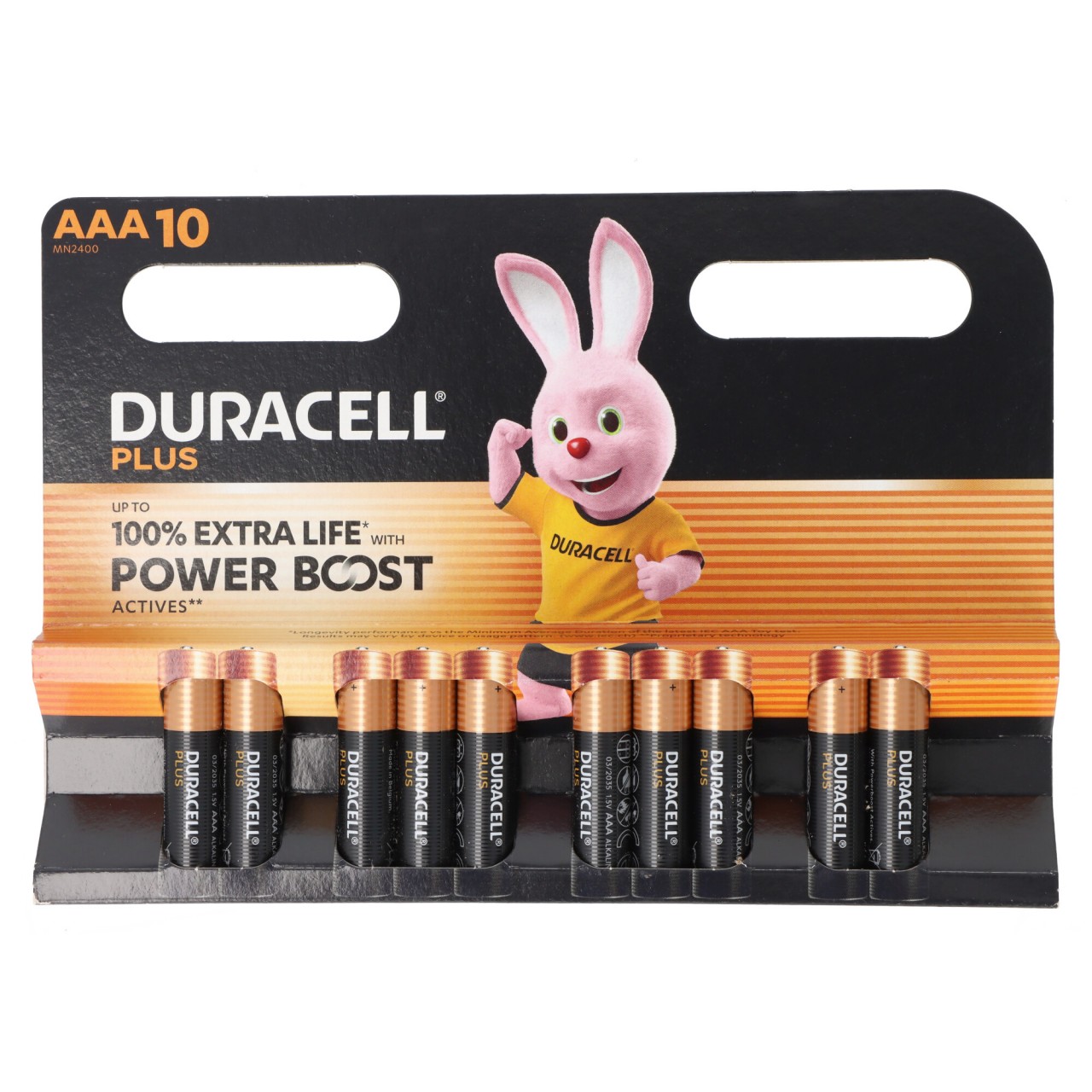 Duracell Plus Power Boost MN2400 Micro AAA Batterie 10er Blister