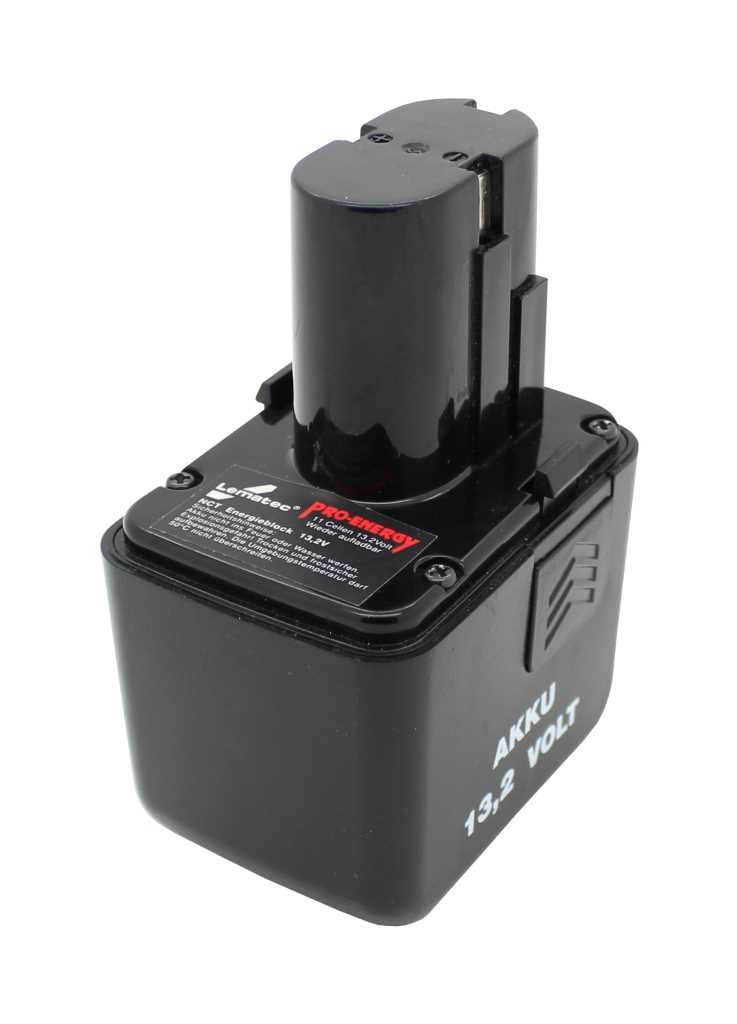 Zellentausch Werkzeugakku NiMH 13,2V 2000mAh passend für Lematec Pro-Energy NCT Energieblock 13,2V