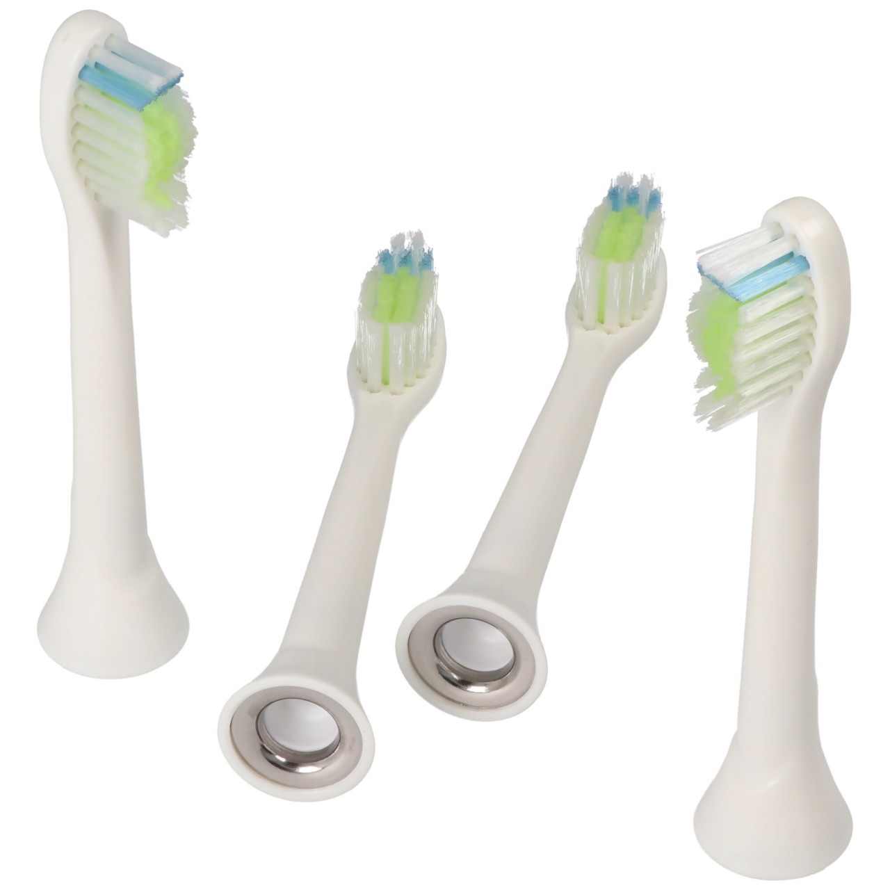 4 Stück Smart Cleaning Brush 3 Ersatz-Zahnbürstenkopf für elektrische Zahnbürsten von Philips, passend z.B. für Philips HX3 HX6 HX8 HX9 Serie