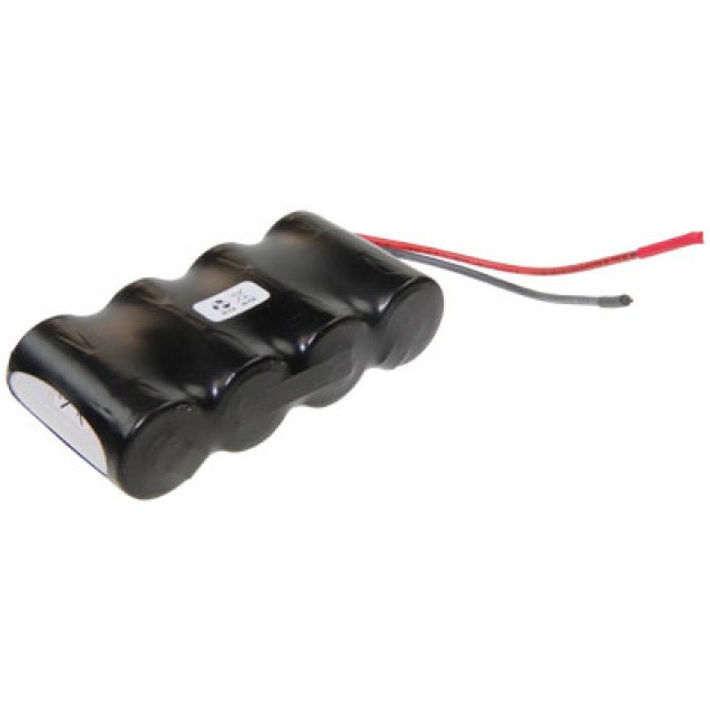 Notbeleuchtungs-Akku F1x4 Saft VNT C mit Kabel 10cm mit offener Litze 4,8V, 2500mAh