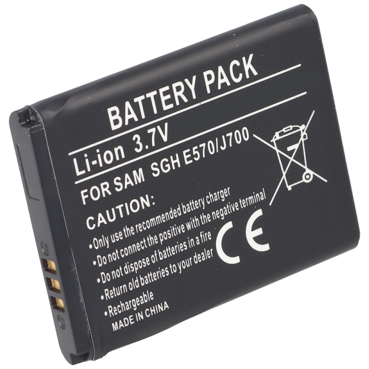 Akku passend für Samsung SGH-J700, 600mAh