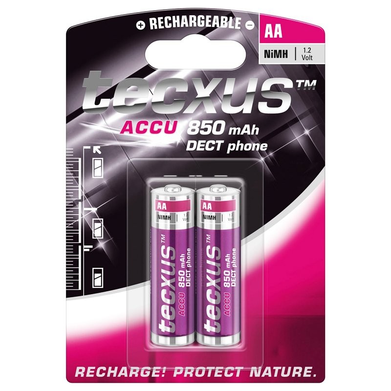 Telefon Akku AA NiMH 850mAh für schnurlose DECT Telefone