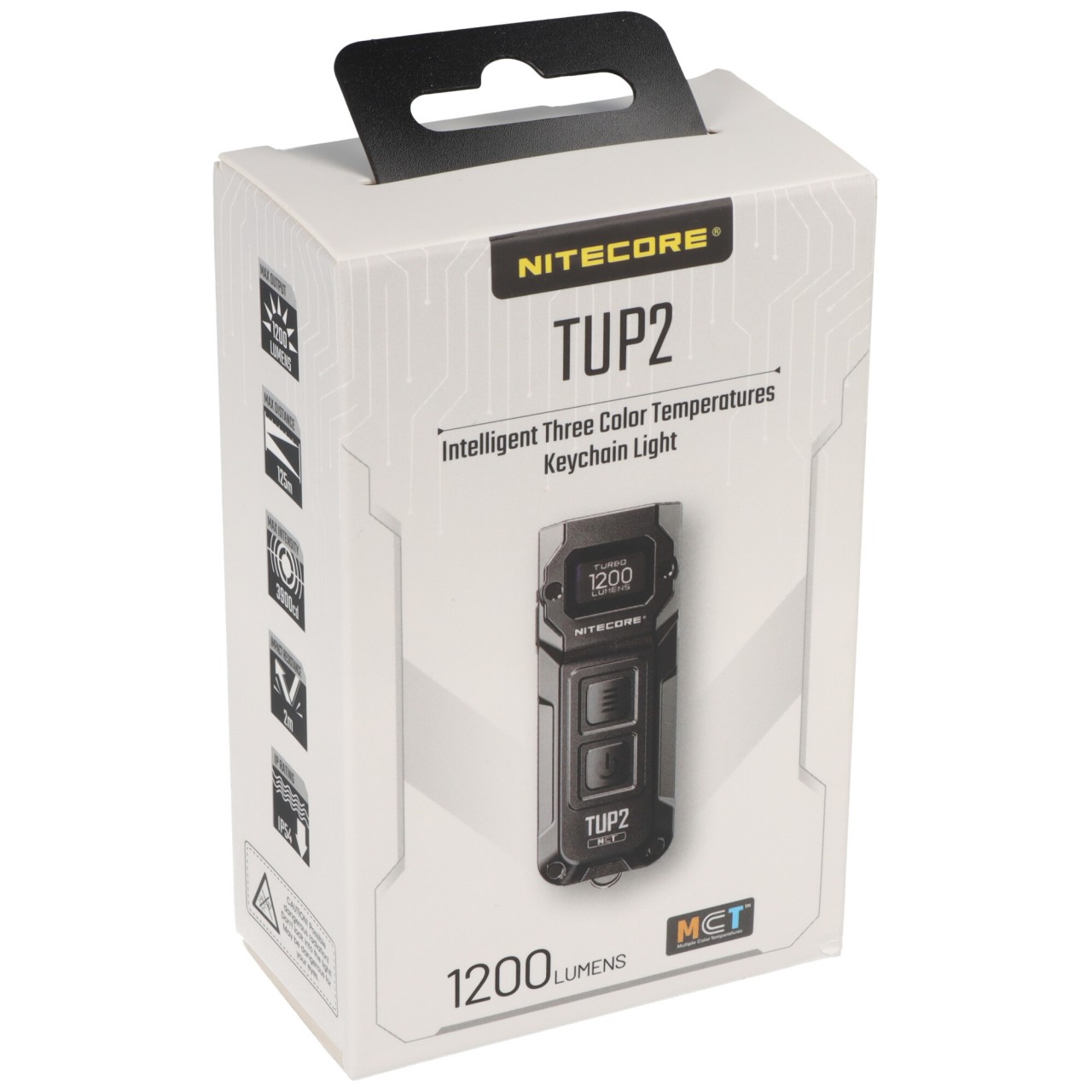 Nitecore TUP2, orange - 1200 Lumen, MCT, OLED