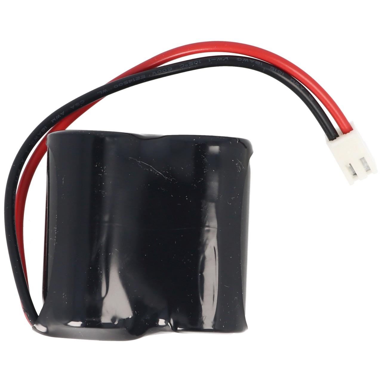 Notleuchtenakku NiMH 2,4V 4000mAh F1x2 Baby C mit 150mm Kabel und Stecker ersetzt Zumtobel 00072882