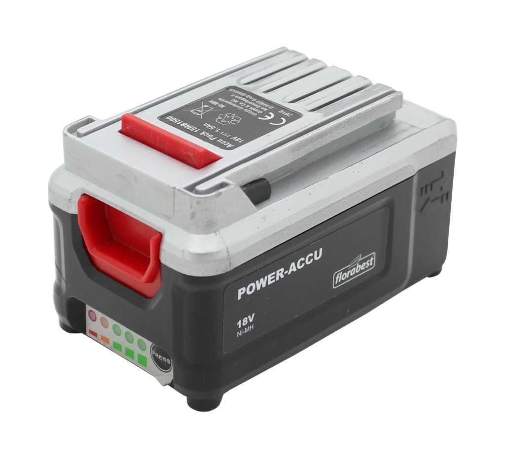 Zellentausch Gartengeräteakku NiMH 18V 2,2Ah passend für Florabest 18MB1500 Grizzly Gartengeräte Accu Pack