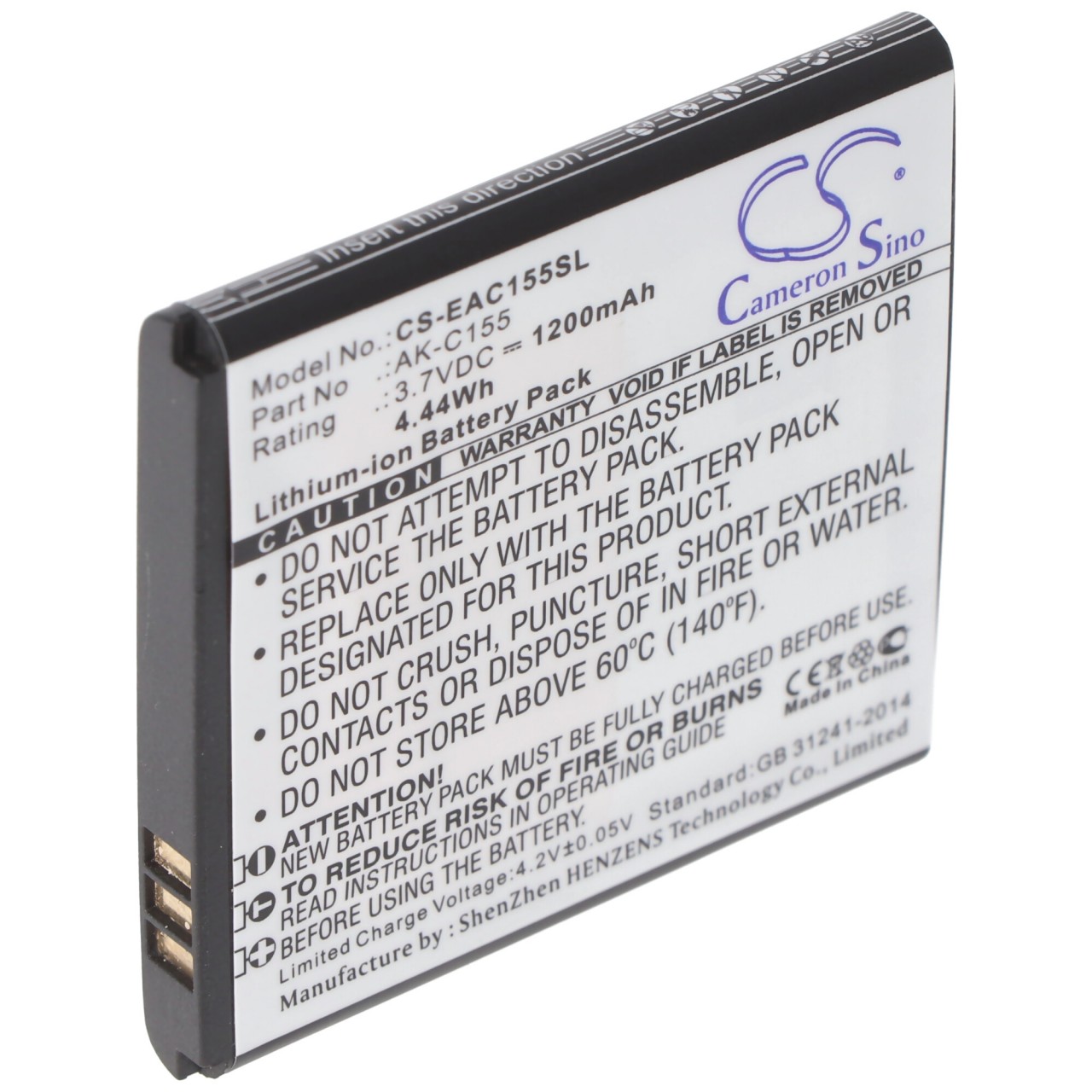 Emporia C155, Telme C155 Akku AK-C155 als Nachbau Akku von AccuCell