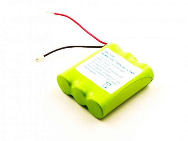 Akku passend für Schnurlos-Telefon Universal, Panasonic, Philips, Sanyo, NiMH, 3,6V, 1300mAh
