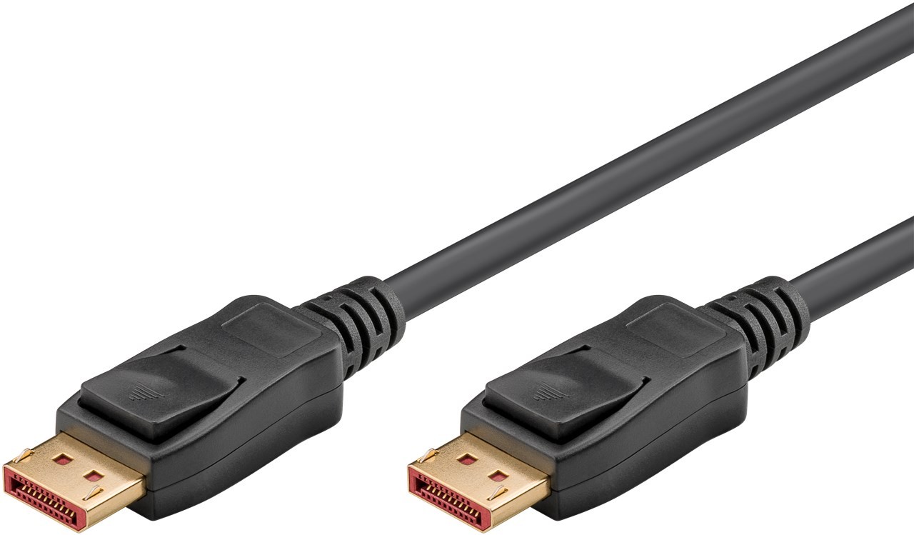 Goobay DisplayPort™-Kabel 2.1, zertifiziert, 80 Gbit/s, 1,0m - 16K/60Hz, 8K/120Hz, 4K/240Hz