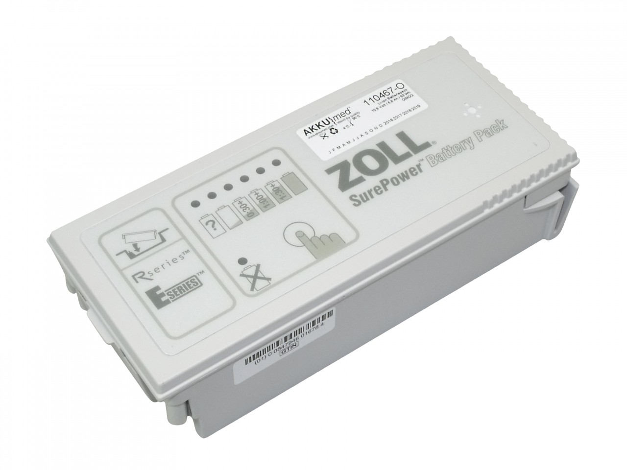 Original Li-Ion Akku Zoll Defibrillator AED Pro, E-Serie