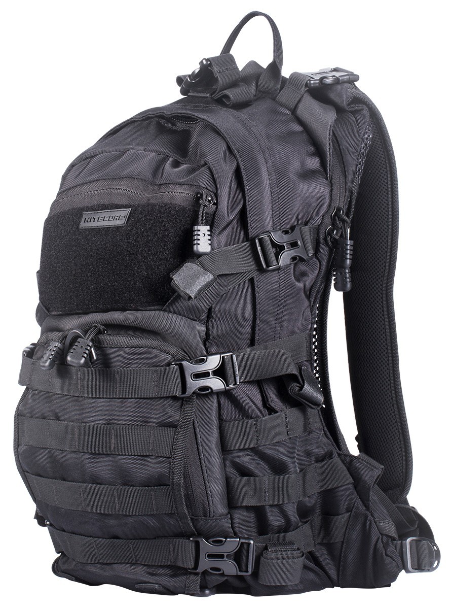 Nitecore kompakter Rucksack BP20 - schwarz - 45cm x 28cm x 12cm - 20 Liter