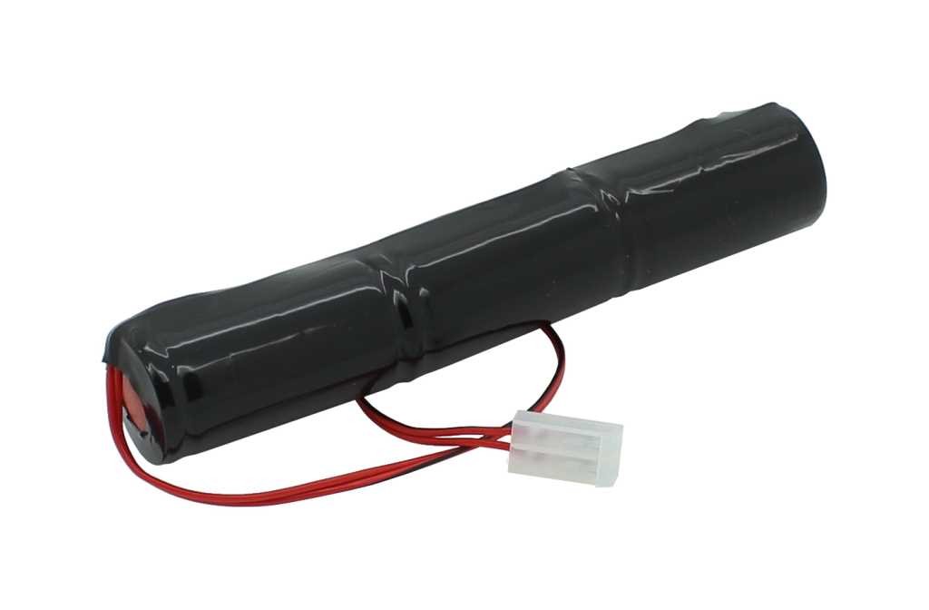 Notleuchtenakku NiMH 3,6V 1800mAh L1x3 Sub-C mit 200mm Kabel und Stecker