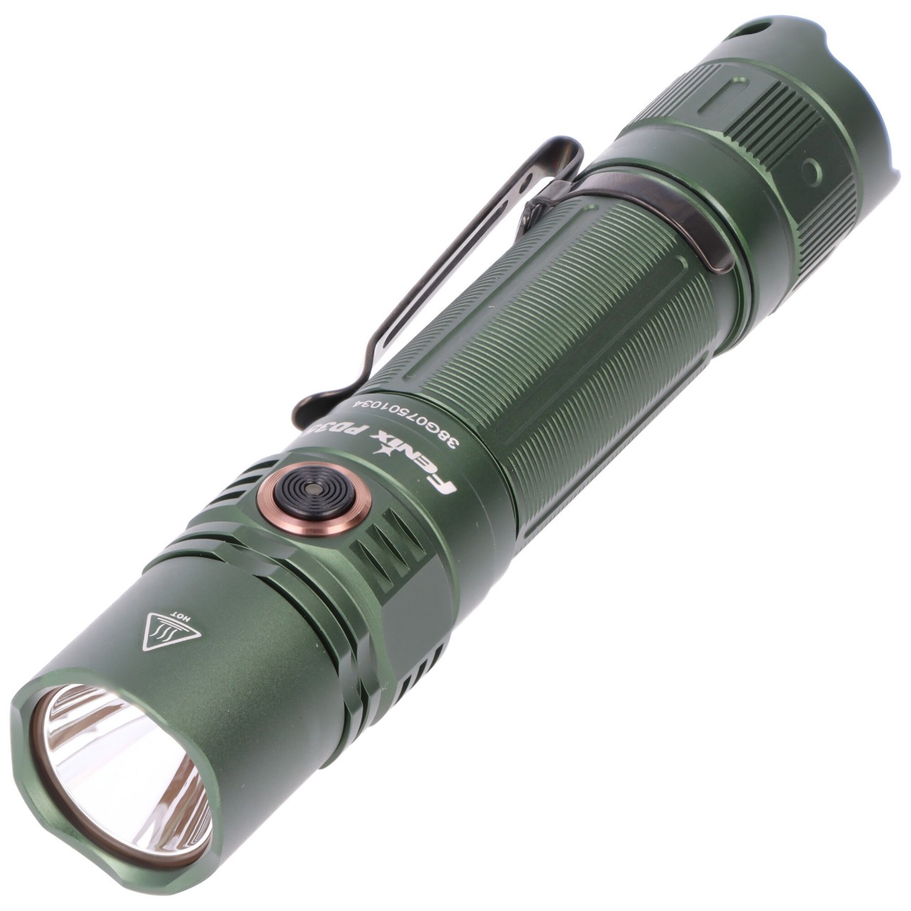 Fenix PD35 V3.0 LED-Taschenlampe, Sonderversion Tropic Green, max. 1700 Lumen, SFT40 LED, inklusive ARB-L18-2600U Akku