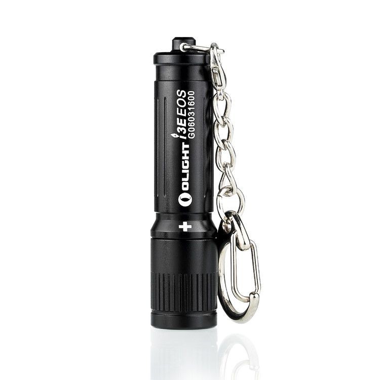 Olight I3E EOS schlüsselbund Taschenlampe Schwarz - Gift Box