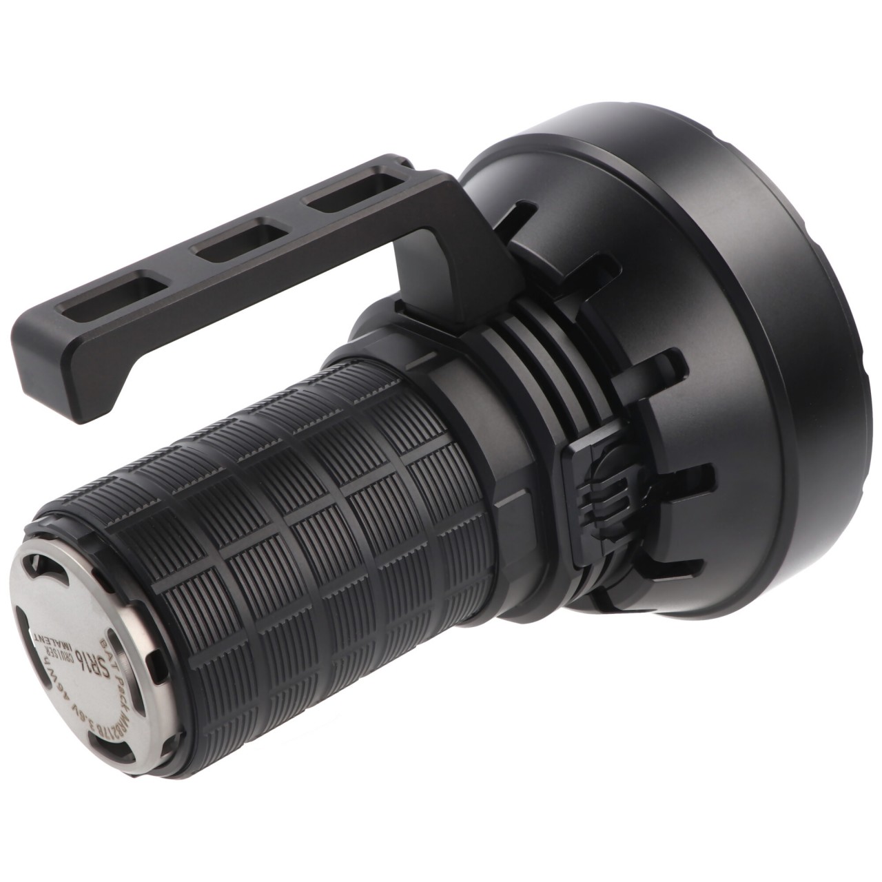 Imalent SR16 LED-Taschenlampe mit 16 Cree XHP 50.3 LEDs Li-Ion Akkupack 4000mAh 55.000 Lumen