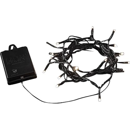 LED Lichterkette schw.40 ww LED 3724-100 Timer, 8 Funktionen, batteriebetrieben