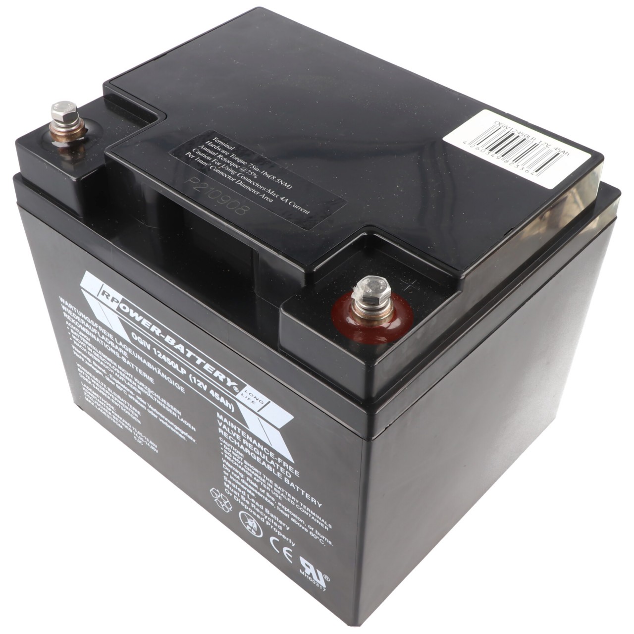 RPower OGiV12450LP 12V 47Ah Longlife Bleiakku AGM Blei Gel Akku