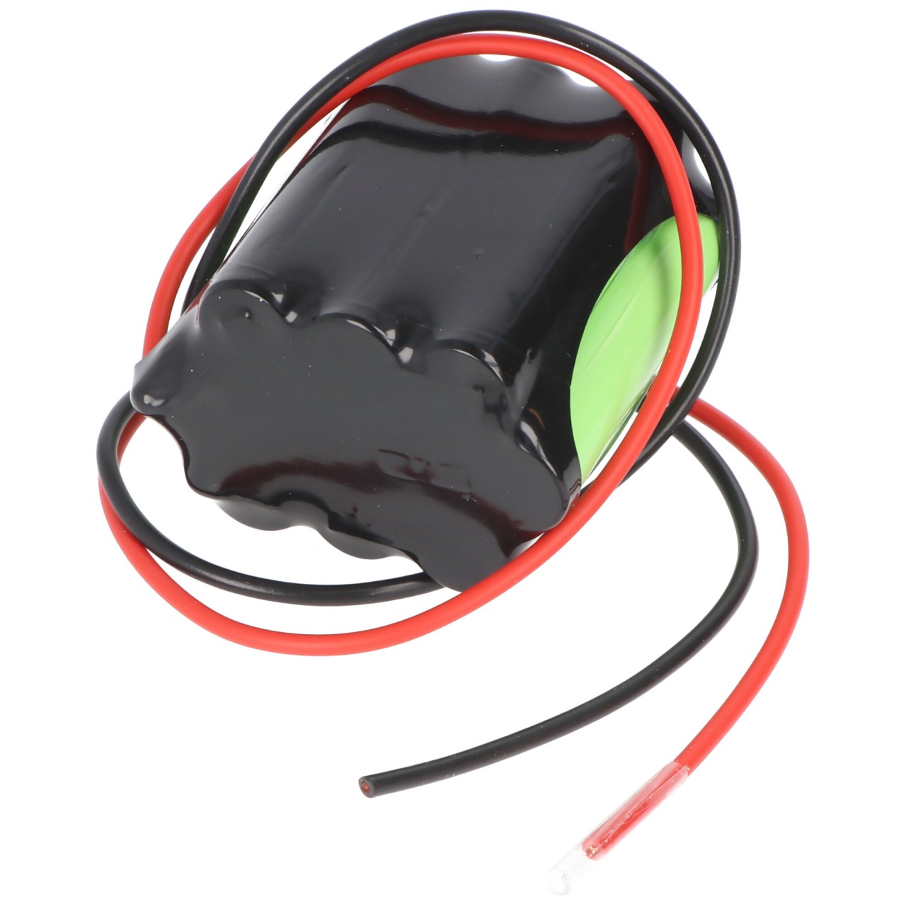 Notleuchtenakku NiMH 12V 800mAh mit 300mm Kabel ersetzt RPower 20109 LEX, 44,2 x 29,1mm