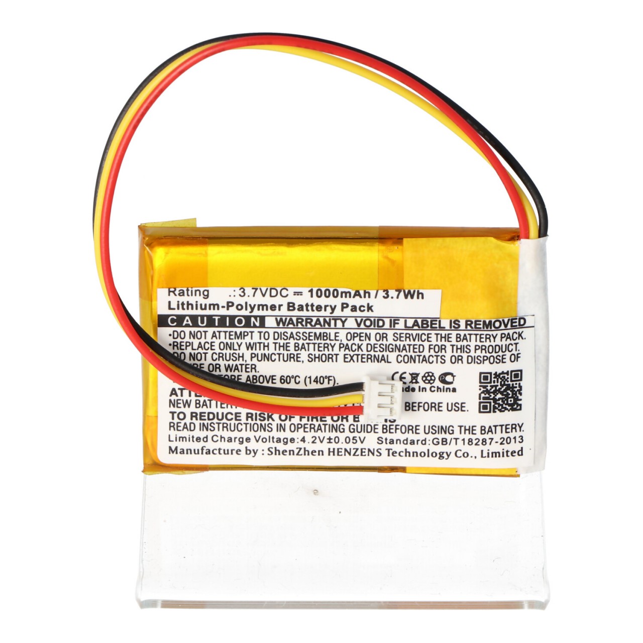 Ersatz-Akku LiPoly 3,7V 1000mAh passend für Logitech G900 Akku Logitech 533-000130