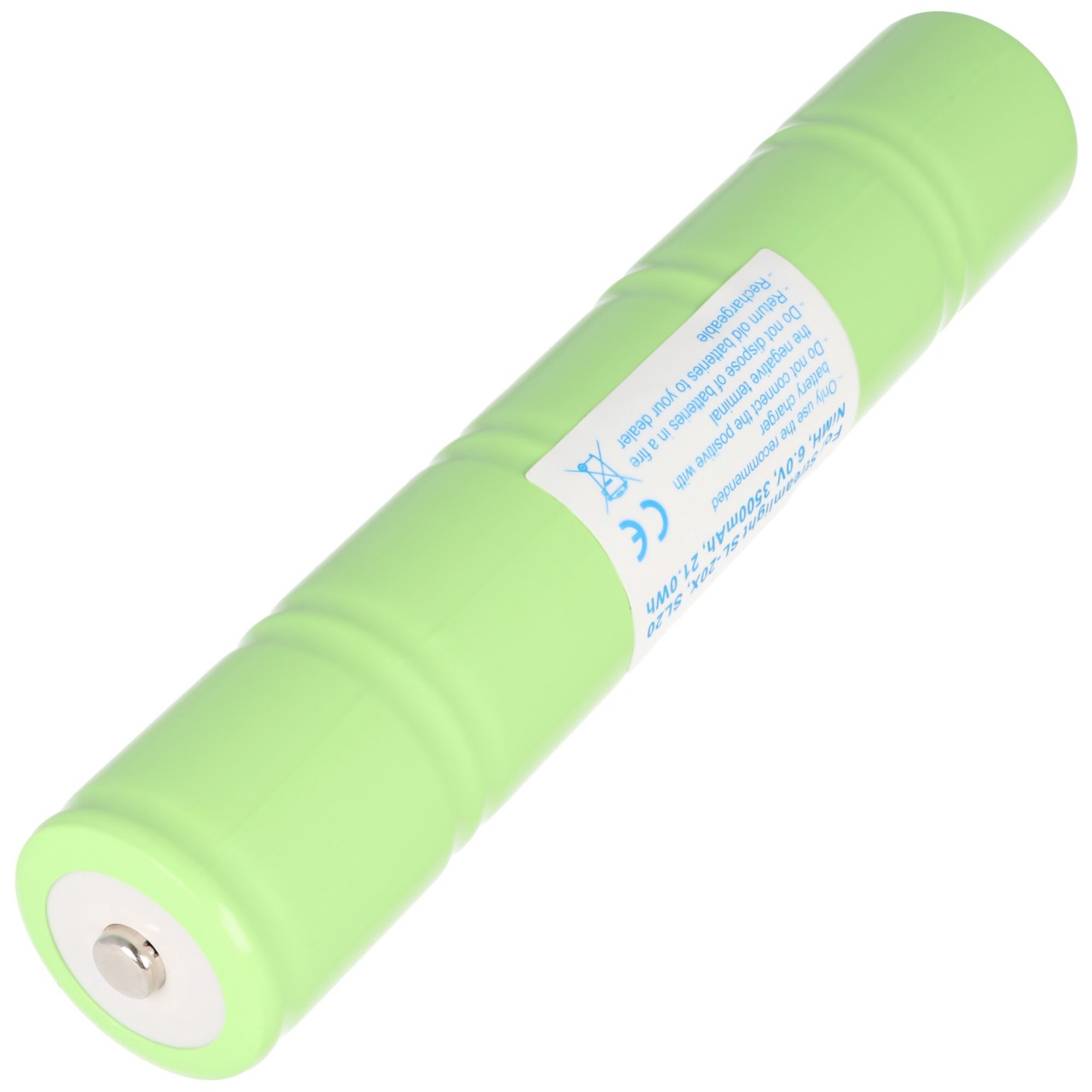 Nachbau Akku passend für den Streamlight SL-20X Akku, SL20, NiMH Akku IMT-3500D 6,0 Volt 3500mAh, 21Wh, 178x32,5mm