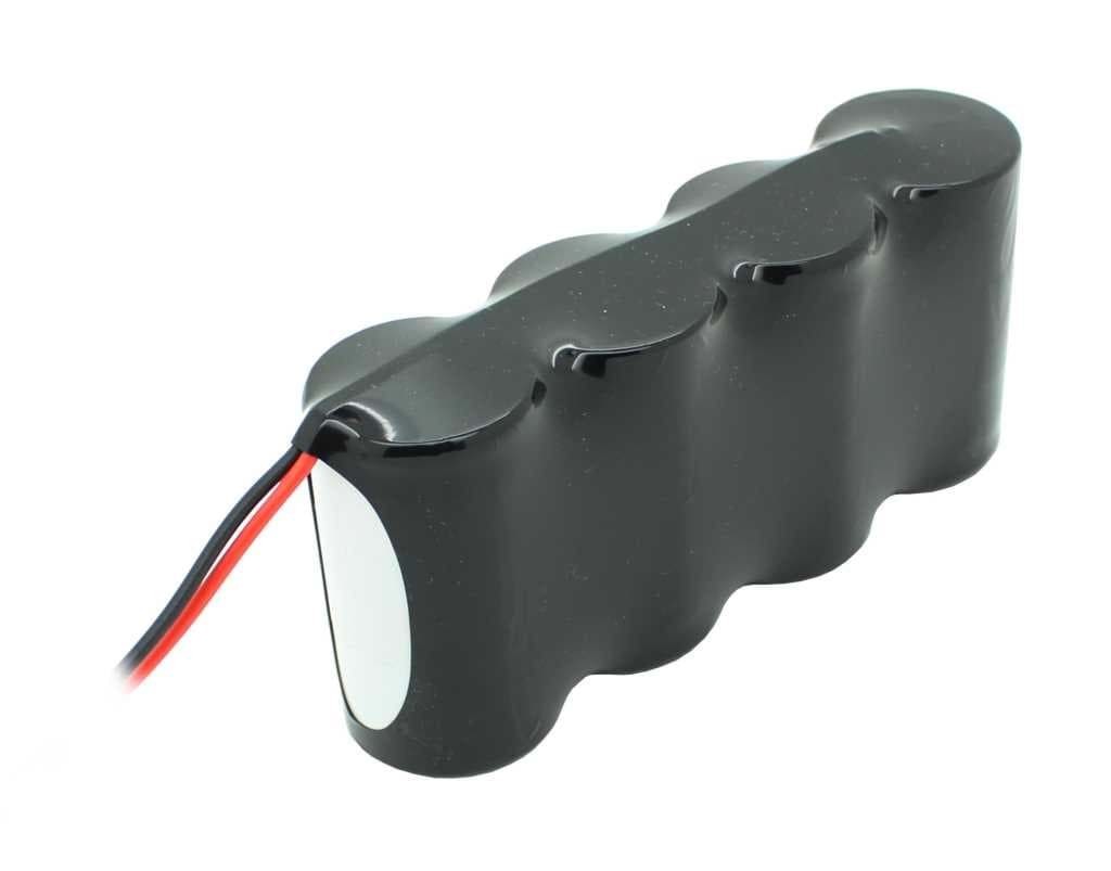 Notleuchtenakku NiCd 4,8V 4500mAh F1x4 Mono D mit 200mm Kabel einseitig passend für 4,8 V Akku