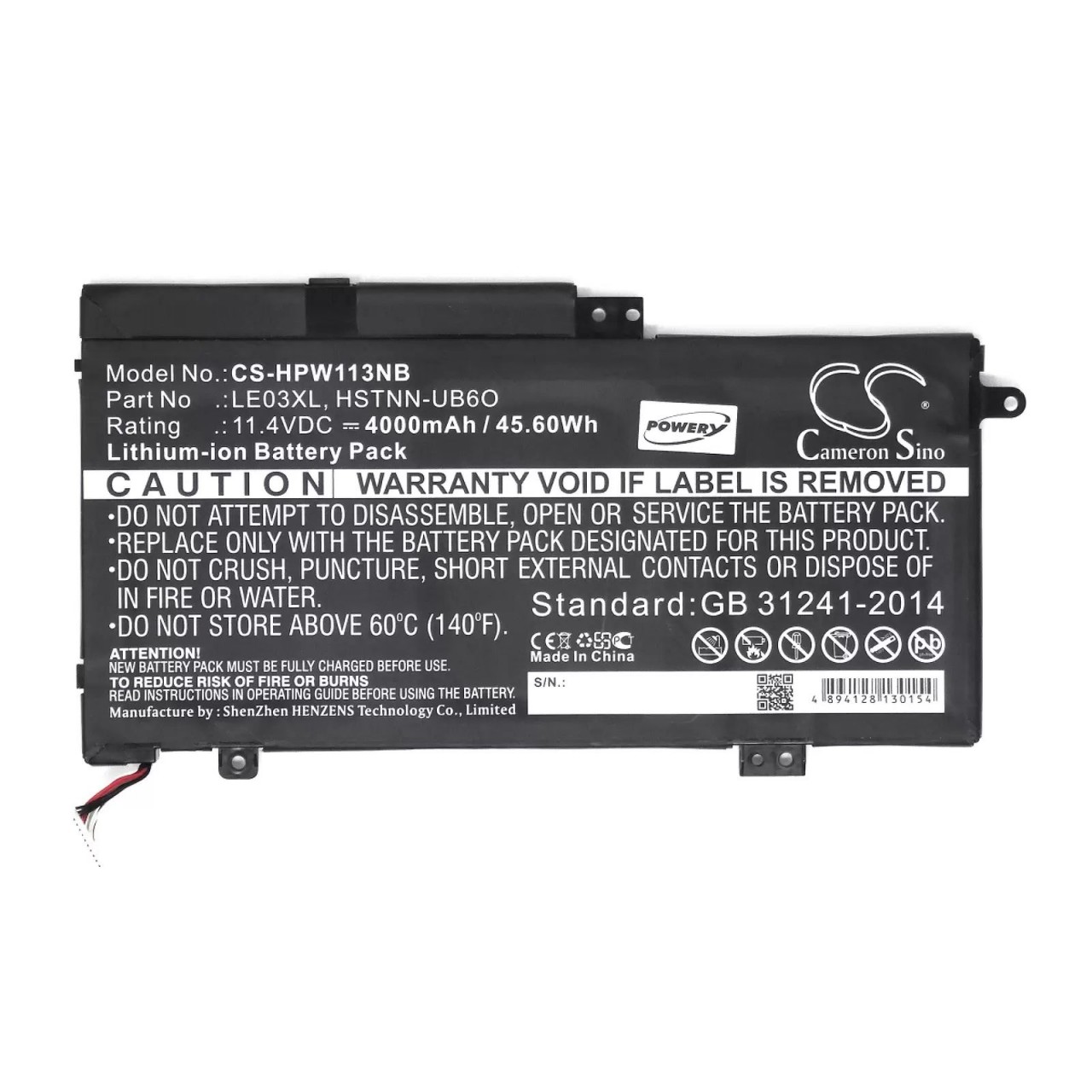 Akku für Laptop HP Pavilion 13-s000NT / Envy x360 M6-W / Typ LE03XL - 11,4V - 4000 mAh