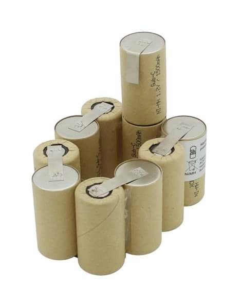 Ersatz-Akku passend für Kress 12 Volt Akku, NiMH Akkupack 12 Volt 2000mAh, Akku zum Selbsteinbau