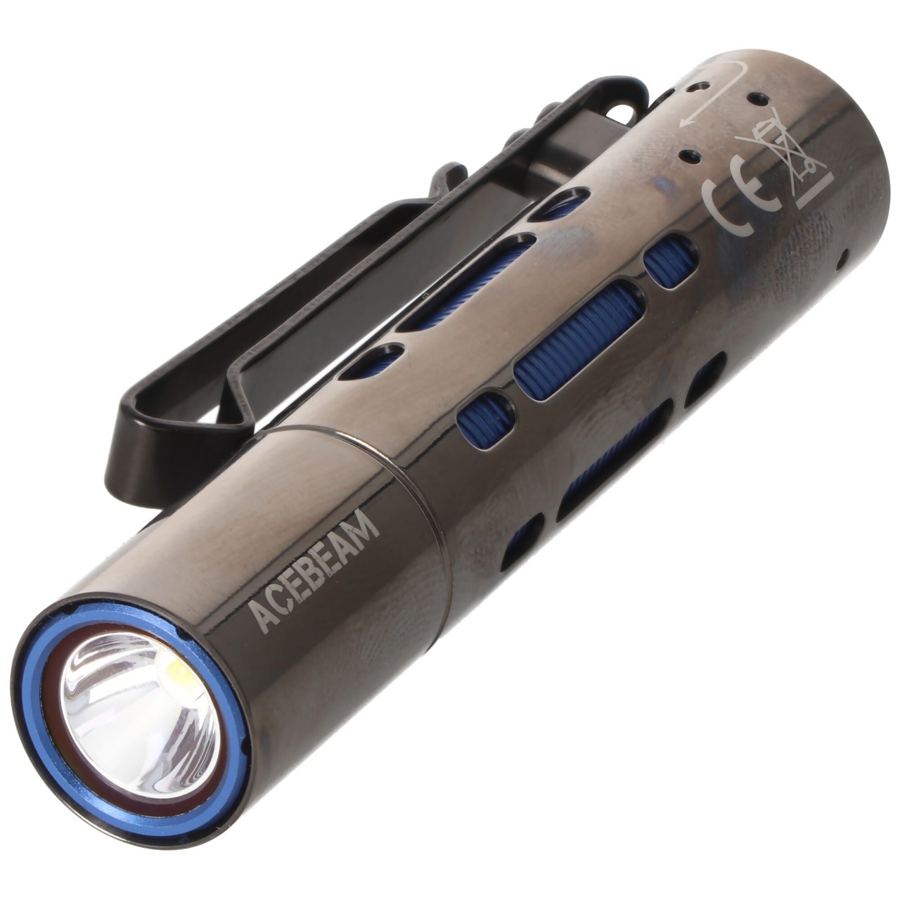 AceBeam Rider RX EDC mit 650 Lumen, kompakte LED-Taschenlampe, einhändige Bedienung, in fünf Farben erhältlich, inklusive 1x 14500 920mAh Li-Ion Akku