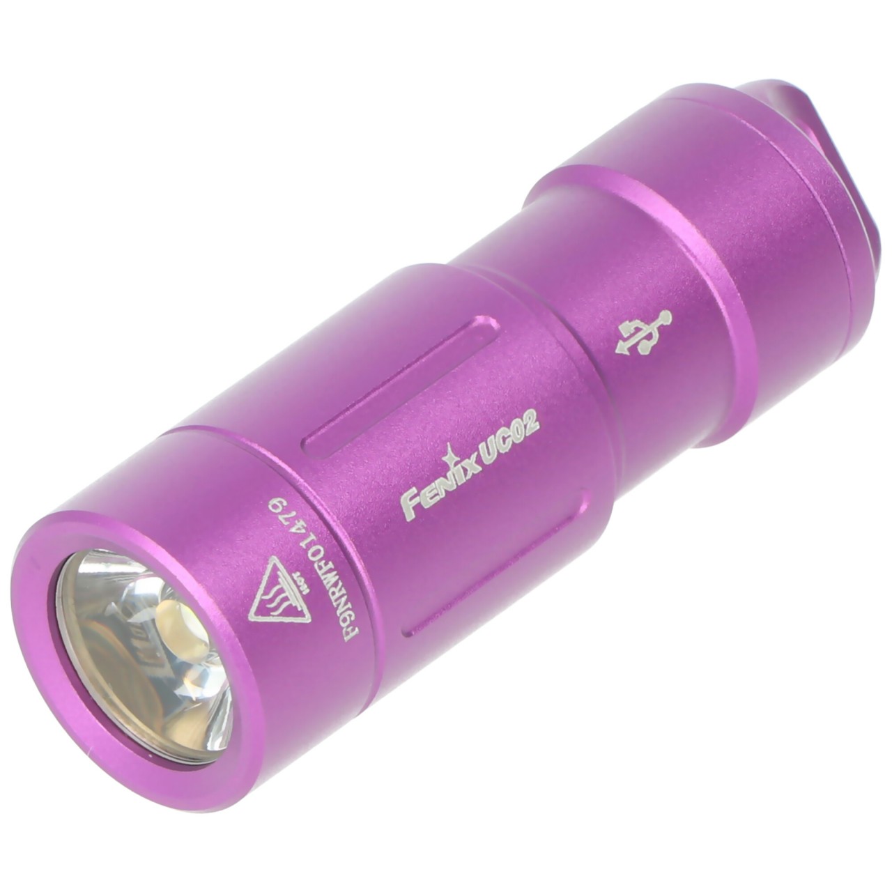 Fenix UC02 LED schlüsselbundleuchte lila mit Li-Ion Akku