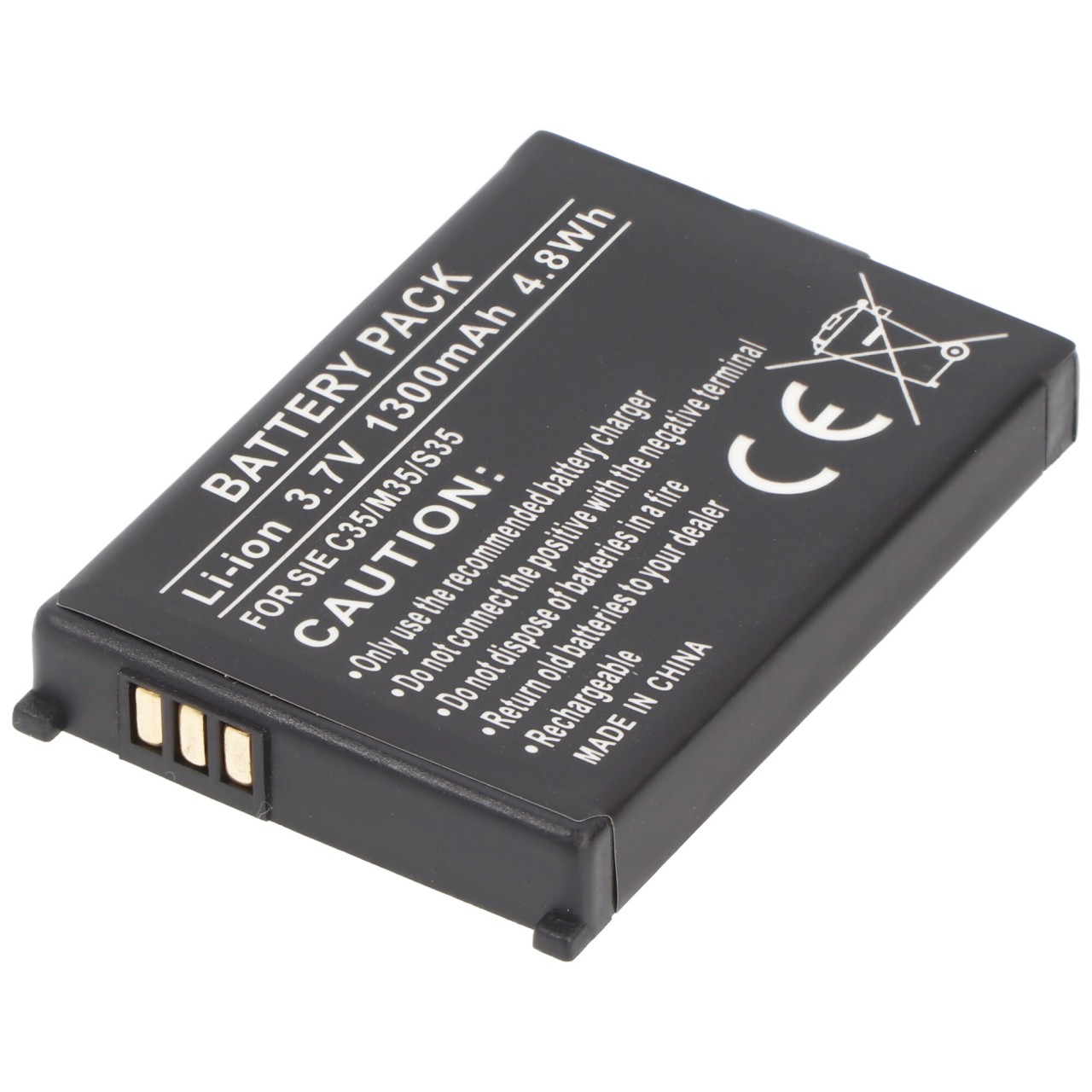 AccuCell Akku passend für Siemens C35, M35, S35, 1000mAh