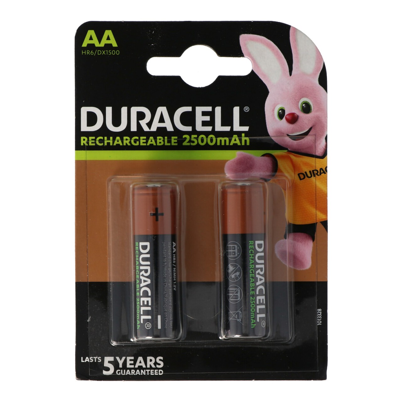 Duracell PreCharged Mignon Akku NiMH 1,2V mit max. 2500mAh im 2er Blisterverpackung