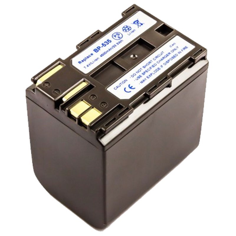 AccuCell Akku passend für Canon BP-535, 4500mAh schwarz