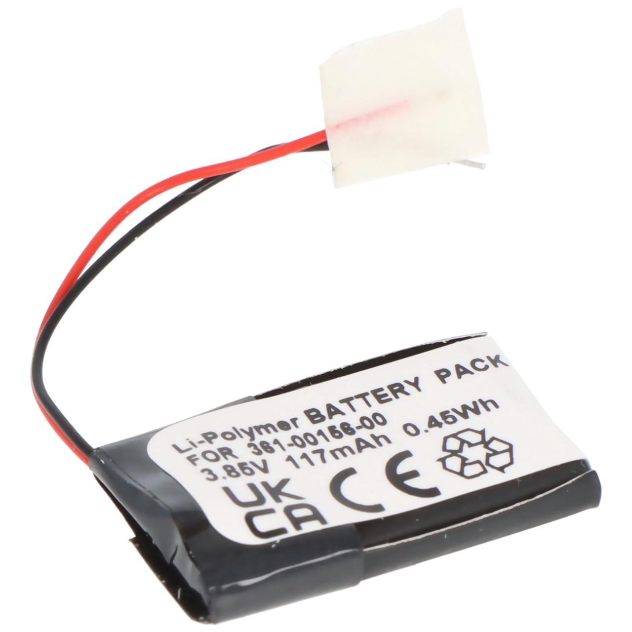 Akku passend für Garmin Vivosmart 5, Li-Polymer, 3,85V, 117mAh, 0,45Wh,  ohne Werkzeug