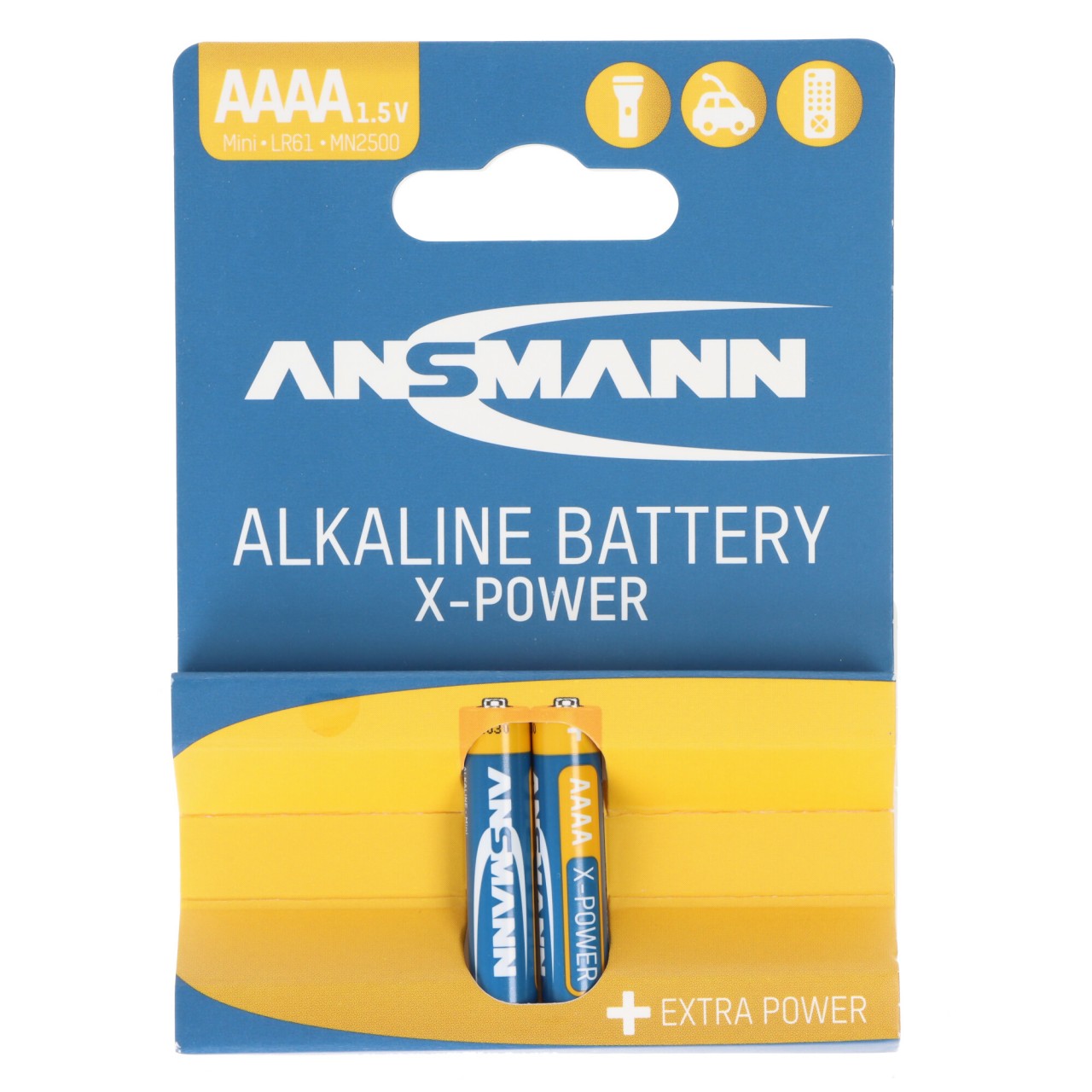 41,9 x 7,9mm AAAA Alkaline Batterie LR61 AAAA im 2er Pack