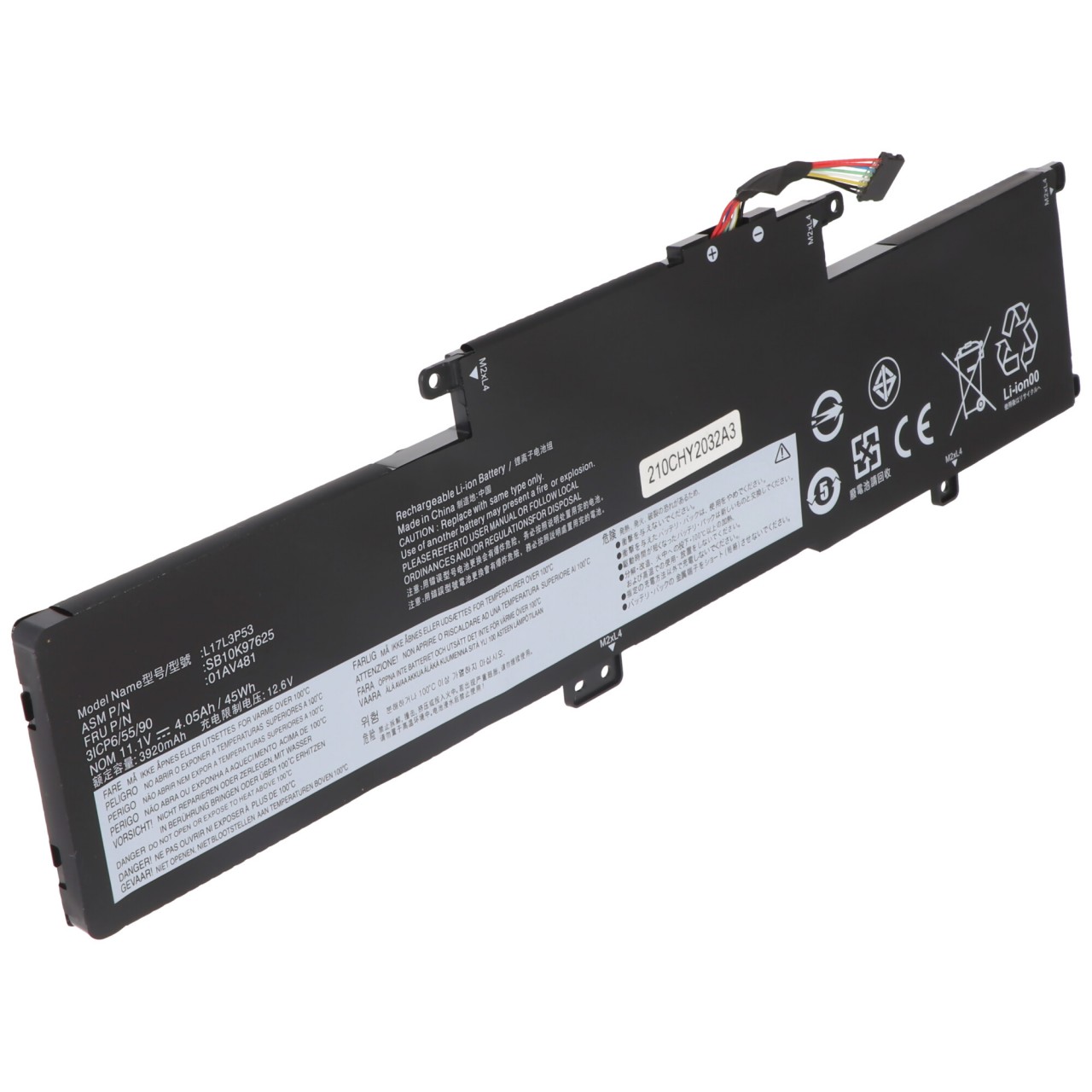 Akku passend für Lenovo ThinkPad L380, Li-Polymer,11,1V, 4050mAh, 45Wh