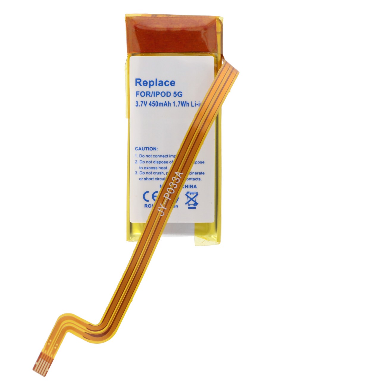 AccuCell Akku passend für Apple iPOD-5, 450mAh