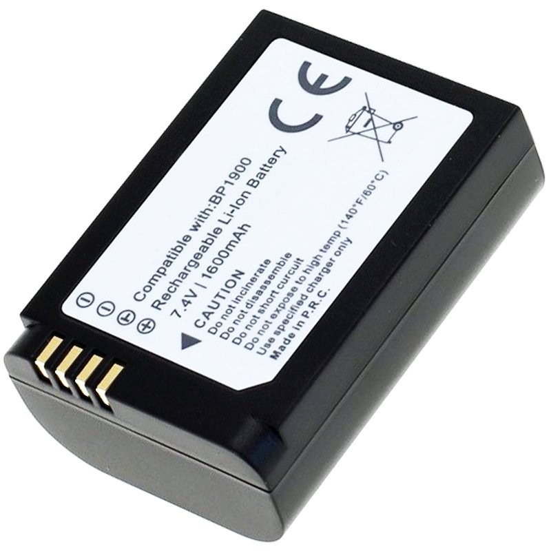 AccuCell Akku passend für Samsung NX1 Akku BP1900 mit 1600mAh