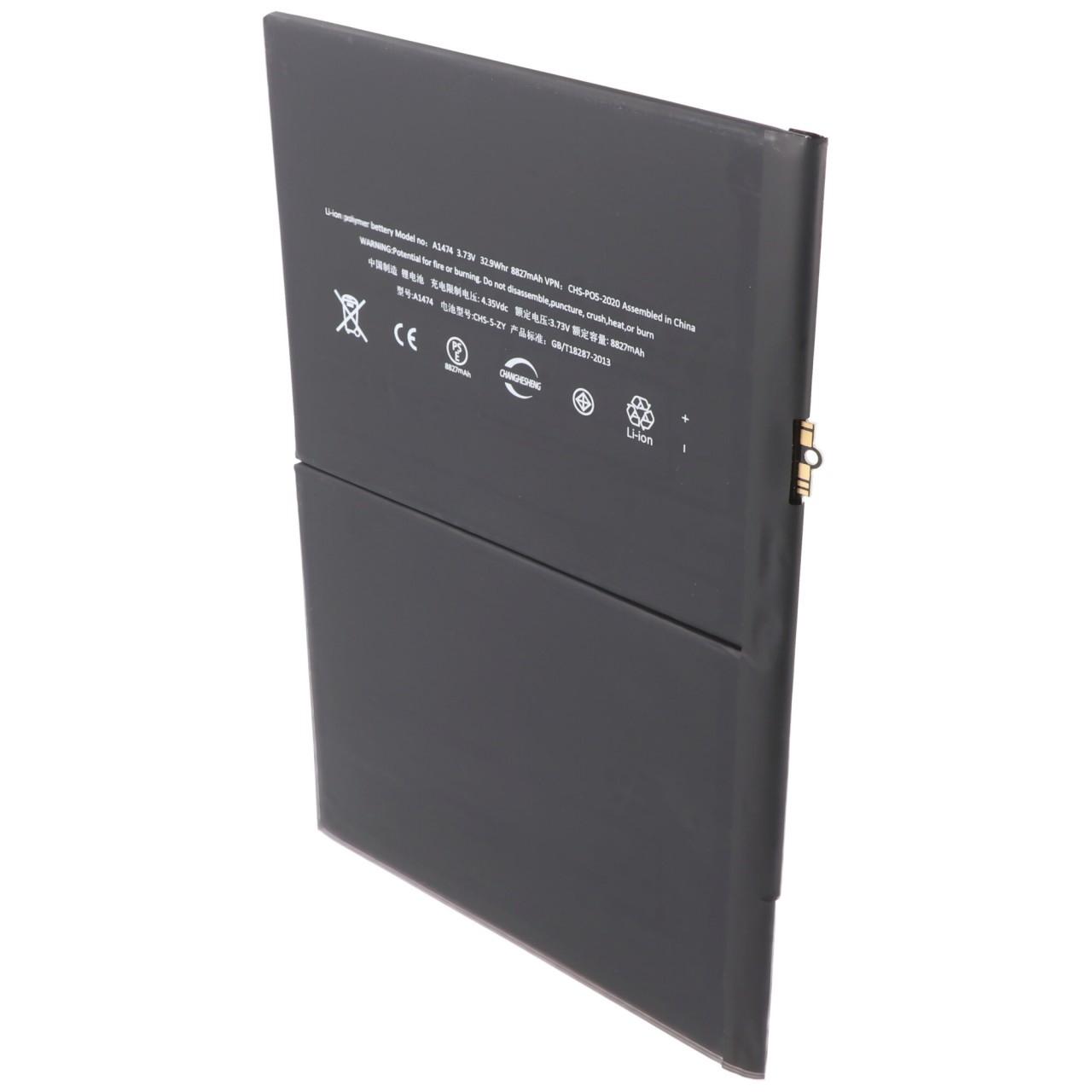 AccuCell Akku passend für den Apple iPad Air A1474 Akku A1484, 6712-6700