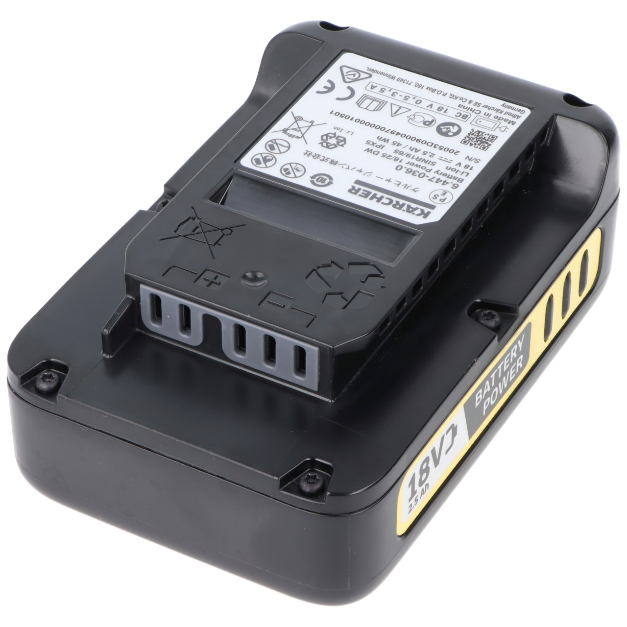 Kärcher Akku Battery Power 18/25 für alle Geräte der Kärcher 18V Battery Power Akkuplattform