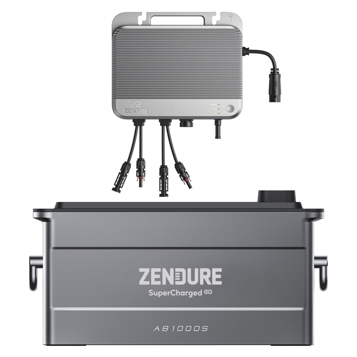 Zendure SolarFlow 800 + AB1000S Erweiterungsakku – Ihr intelligentes Balkonkraftwerk mit Speicherlösung; ZDSF800-gy-eu + ZDAB1000S-gy