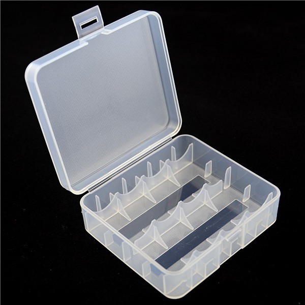 Aufbewahrungsbox D1 für 4x 18650 oder 2x 26650 Li-Ion-Akku max. 65,5mm, nicht passend für geschützte 18650 Akkus
