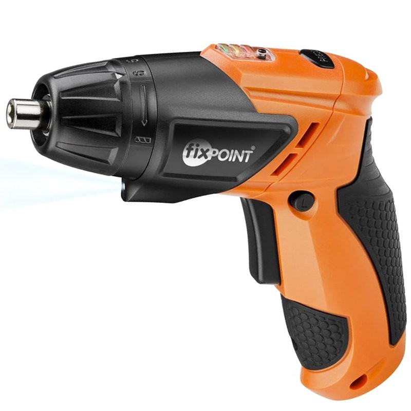 Profi Akkuschrauber mit drehbarem Handgriff 3,6 Volt mit einer LED-Leuchte inklusive Zubehör