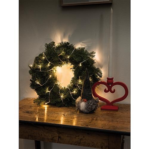 Micro LED-Lichterkette 10 flg. ww, transp. Kab. 6350-123