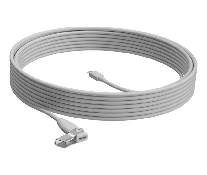 Logitech Mikrofon Verlängerungskabel, ConferenceCam RALLY Expansion, 10m, grau
