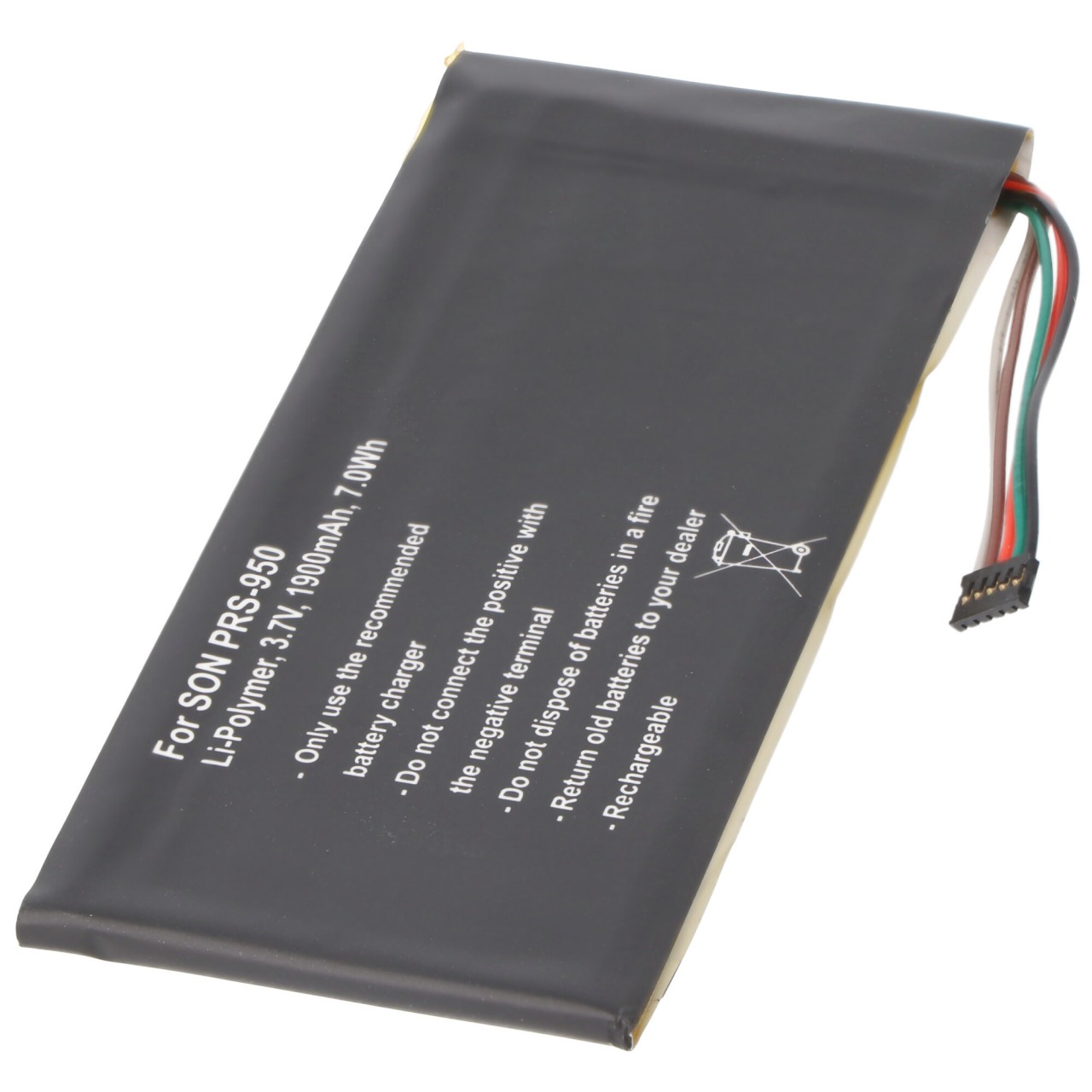 Akku passend für den Sony PRS-950 Akku LIS1460HEPC, 3,7 Volt mit 1900mAh
