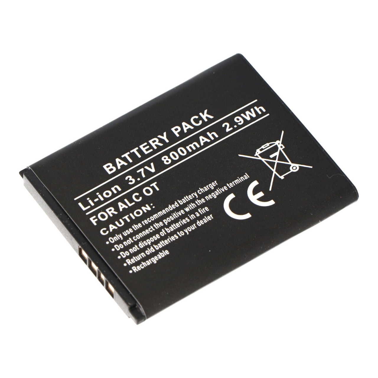 Akku passend für Alcatel One Touch 536 Akku CAB3120000C1 mit 3,7 Volt und 700mAh Kapazität